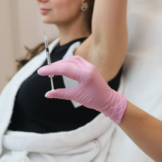 Лечение гипергидроза