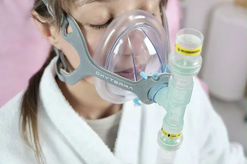 После дыхательной терапии Oxyterra улучшается цвет лица